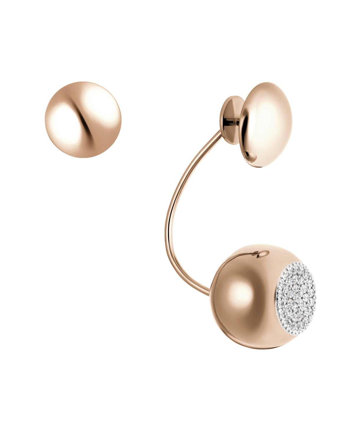 Lunar earrings set